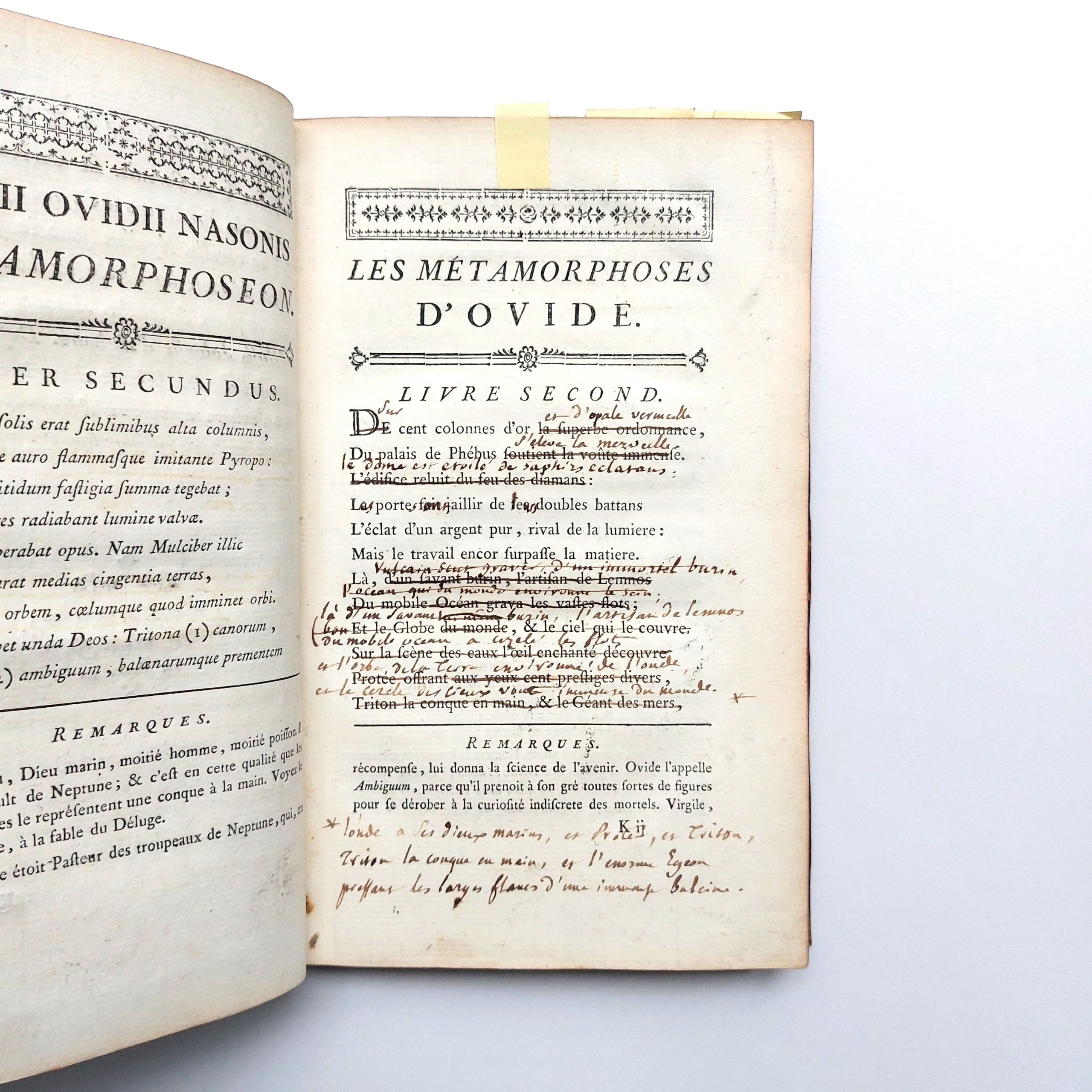 Les Métamorphoses d'Ovide, en vers françois, livre second, traduction nouvelle, avec des notes. – Image 5