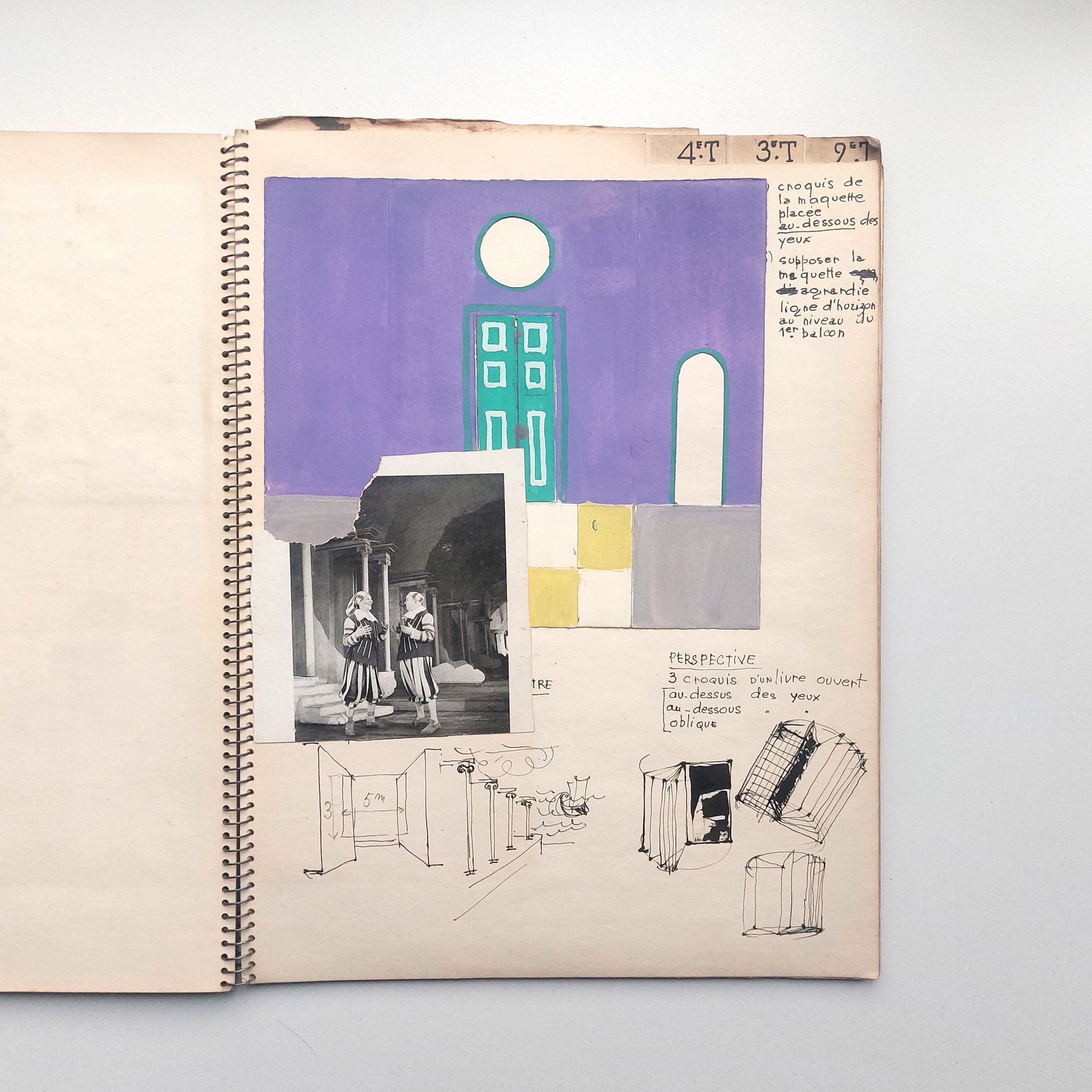 Production graphique d'un professeur de dessin pour ses cours provenant du graveur Jacques Devigne. – Image 2