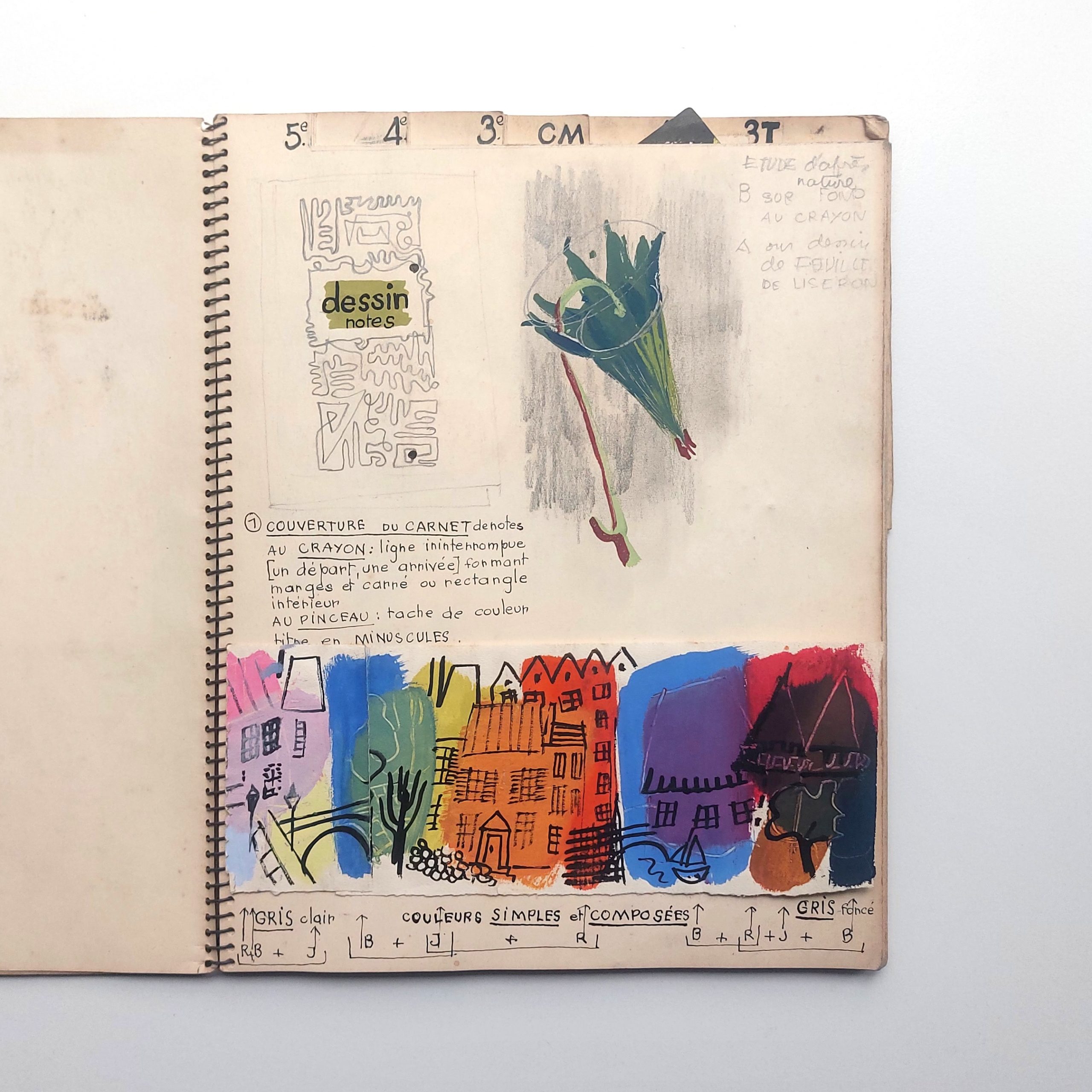 Production graphique d'un professeur de dessin pour ses cours provenant du graveur Jacques Devigne. – Image 9