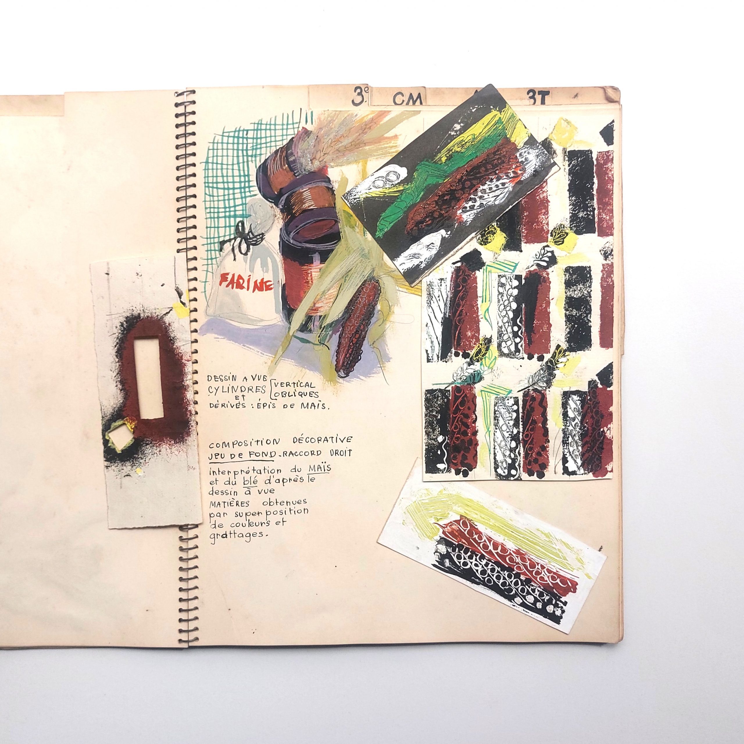 Production graphique d'un professeur de dessin pour ses cours provenant du graveur Jacques Devigne. – Image 12