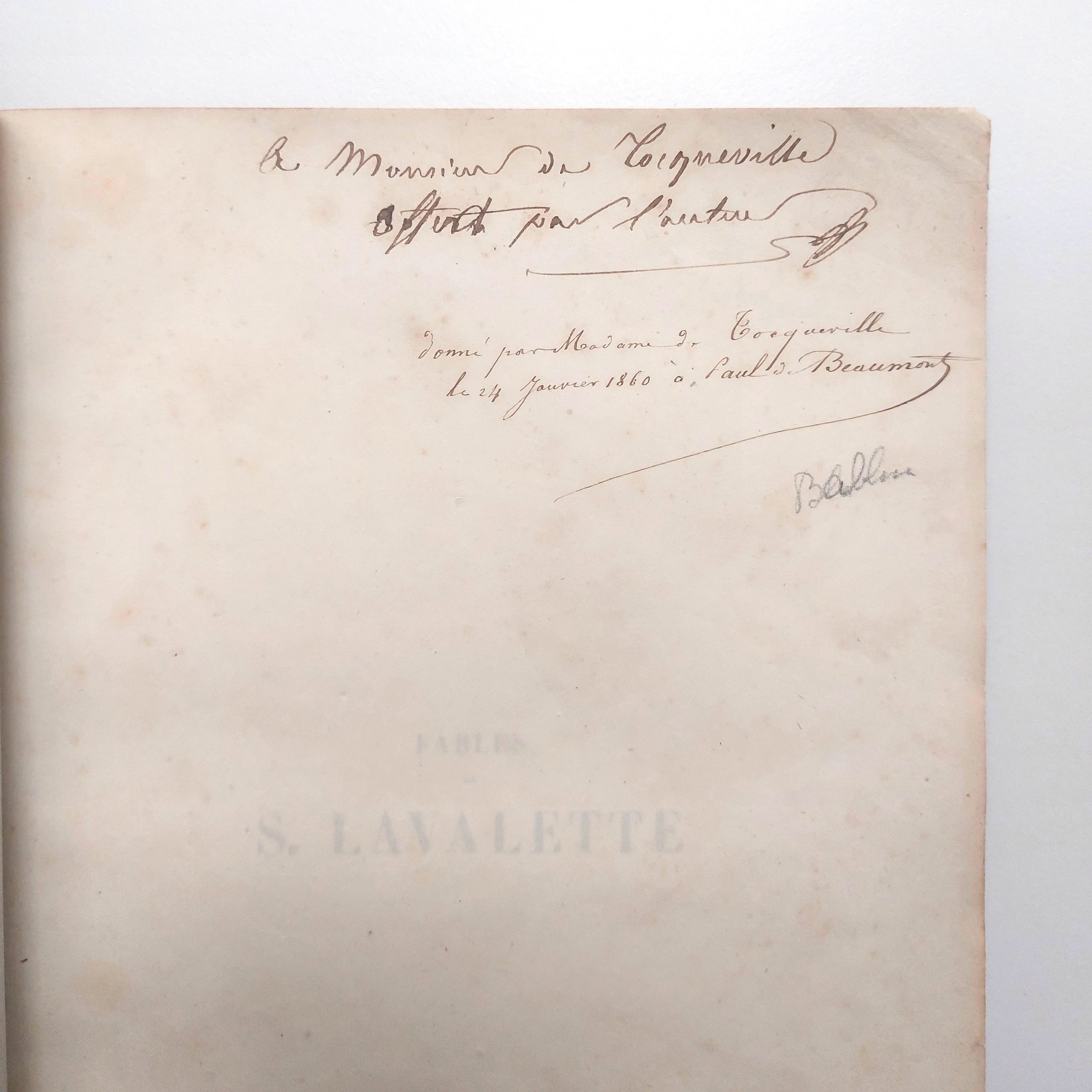 Fables de S. Lavalette illustrées de nouvelles eaux-fortes par Granville. – Image 2
