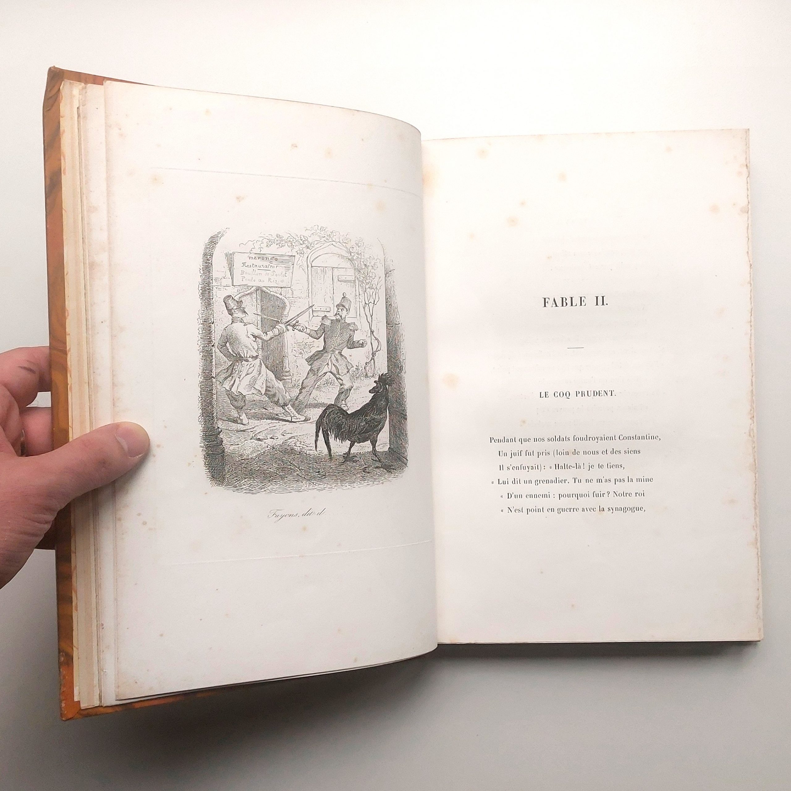 Fables de S. Lavalette illustrées de nouvelles eaux-fortes par Granville. – Image 5