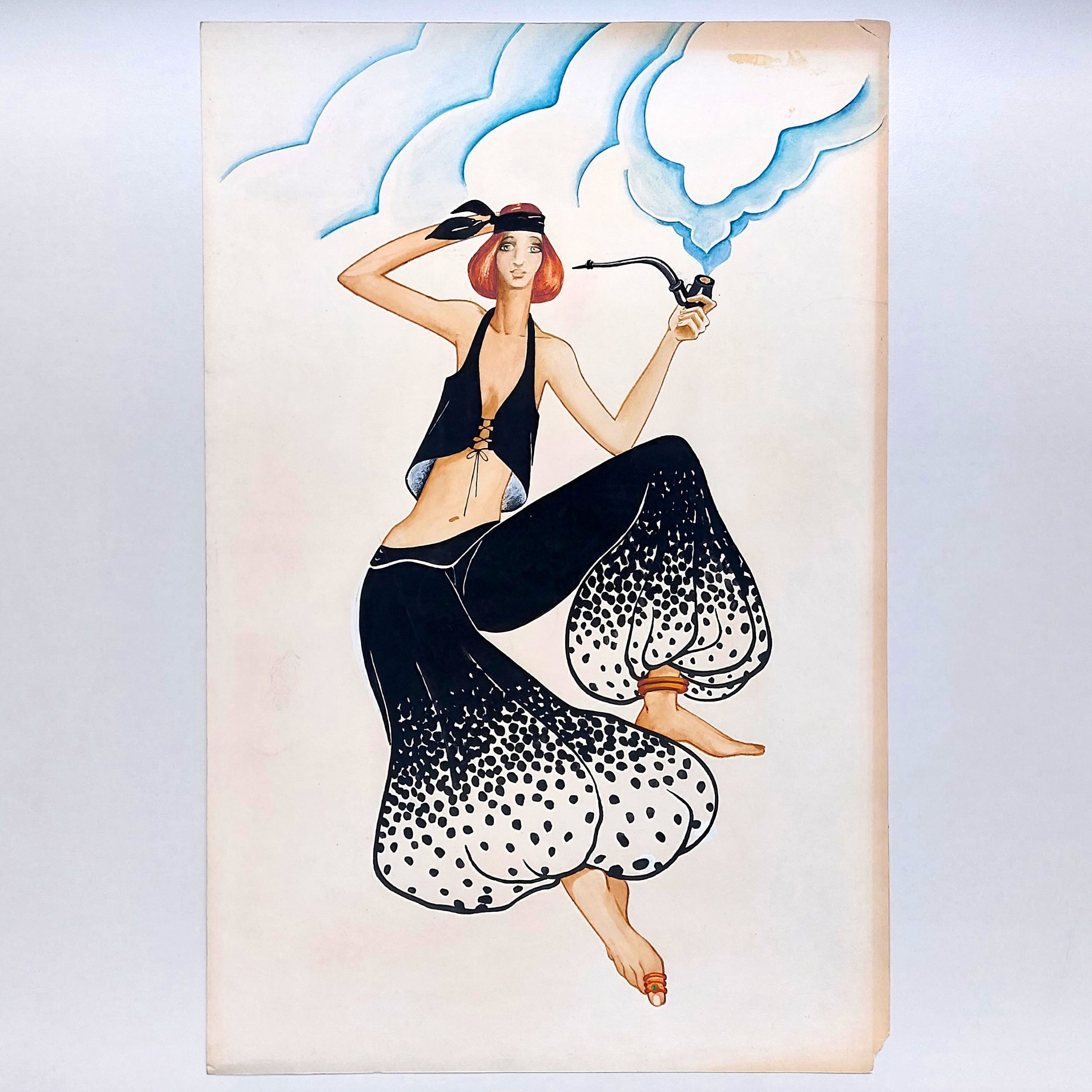 Ensemble de 15 dessins ou gouaches de l’illustratrice Dominique Buzias. – Image 10