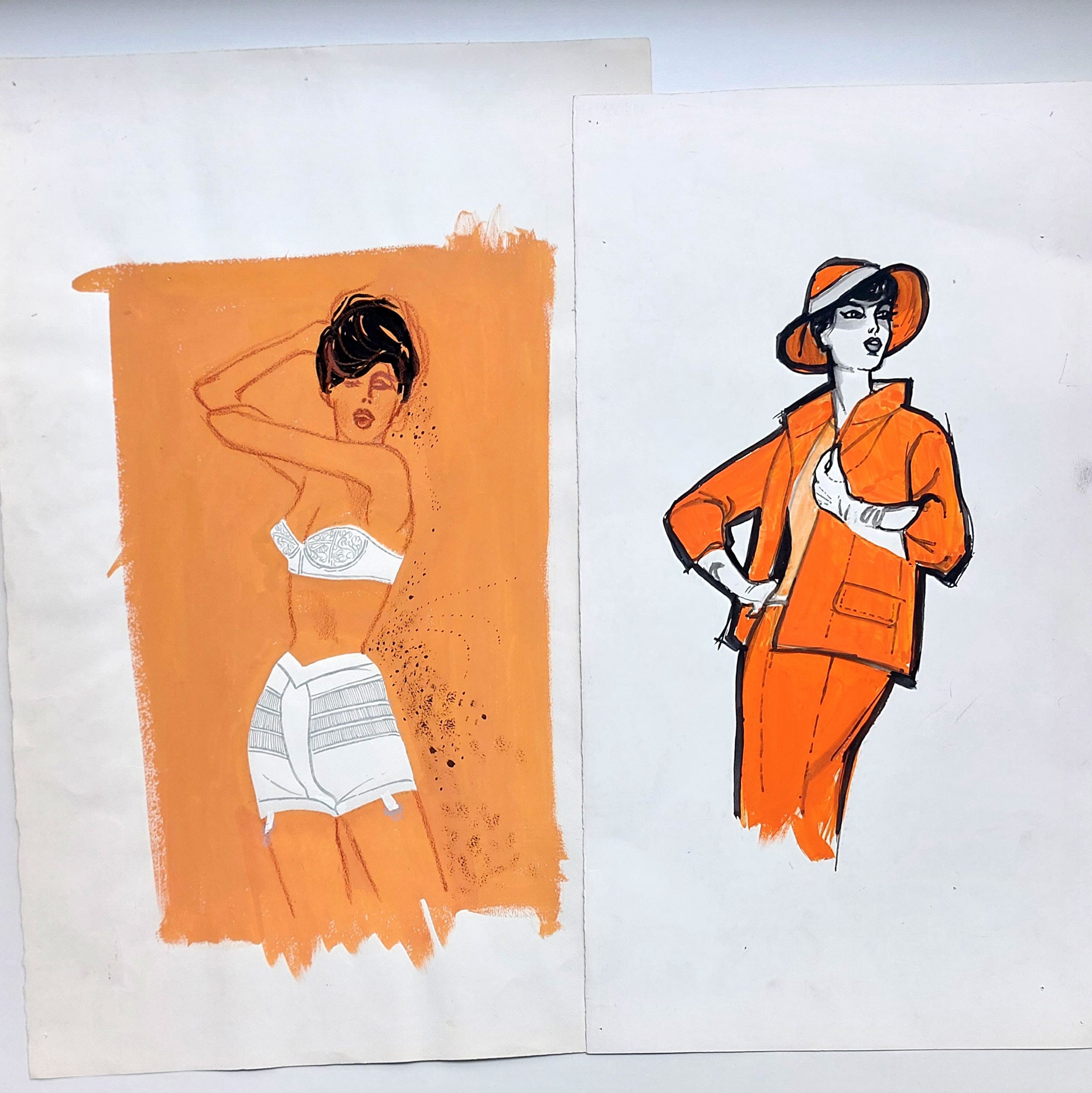 Ensemble de 15 dessins ou gouaches de l’illustratrice Dominique Buzias. – Image 13