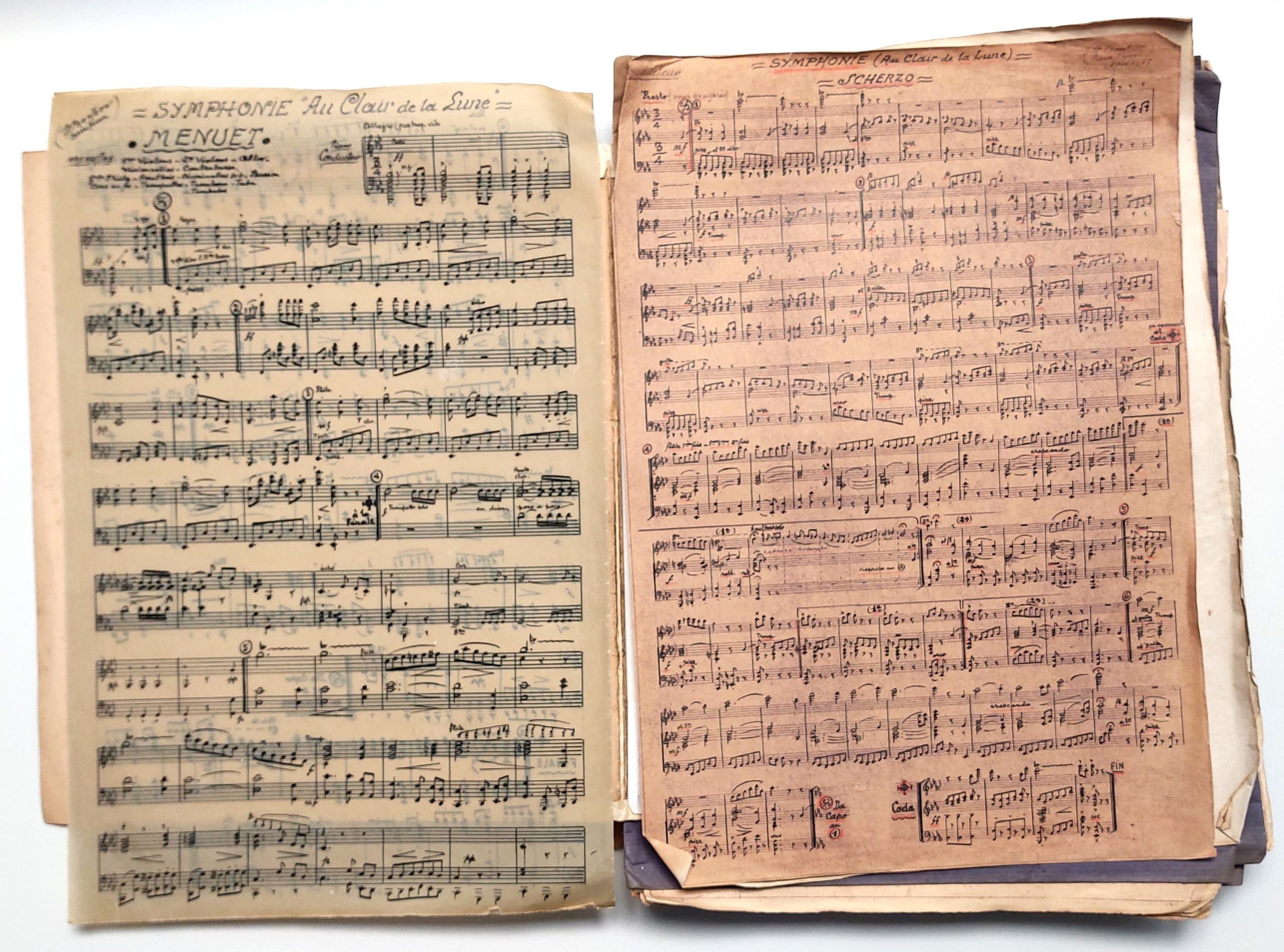 Des centaines de partitions manuscrites et impressions confidentielles des compositions de Lucien Pierre Frantzen (1881-1975) dit Pierre Franc. – Image 5