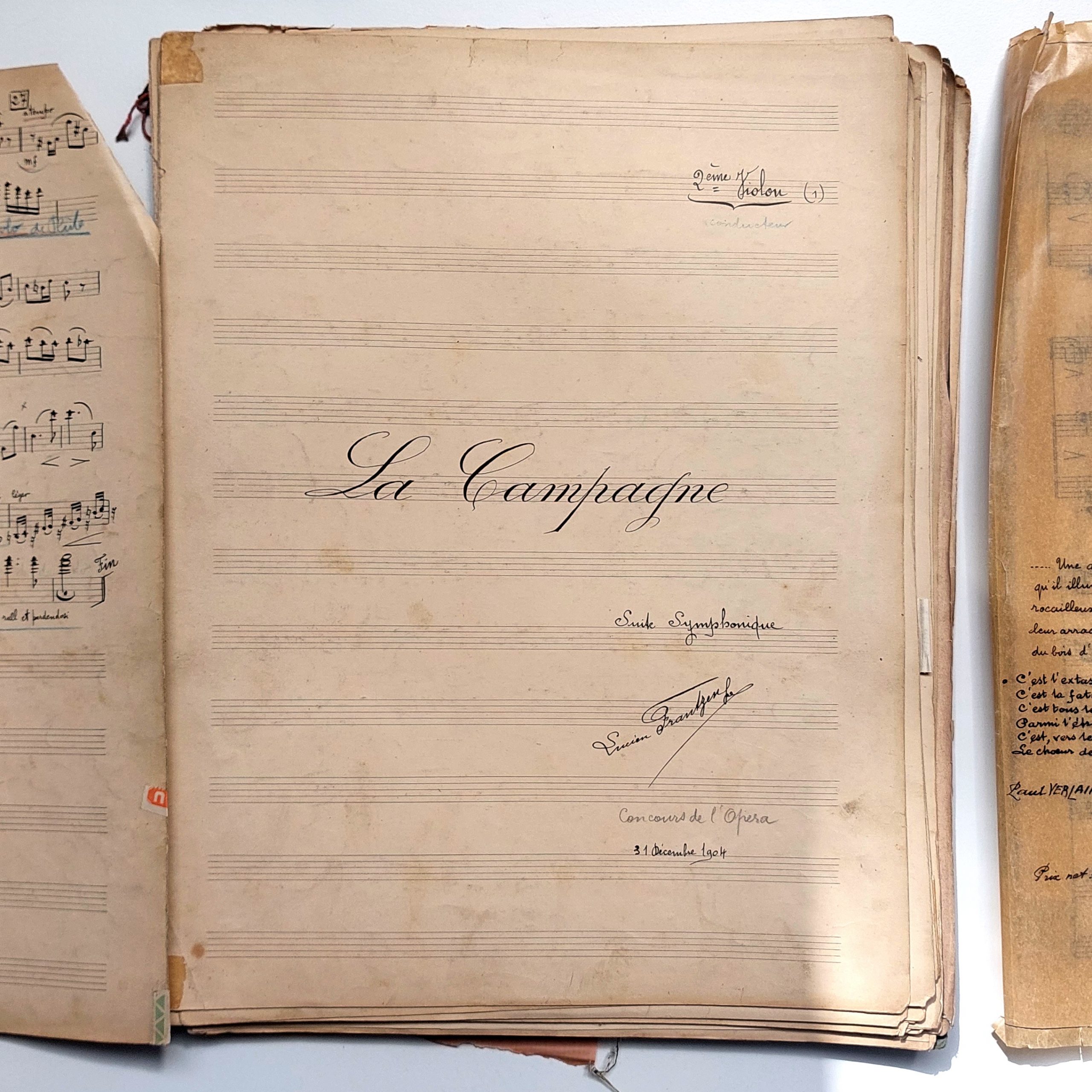 Des centaines de partitions manuscrites et impressions confidentielles des compositions de Lucien Pierre Frantzen (1881-1975) dit Pierre Franc. – Image 20
