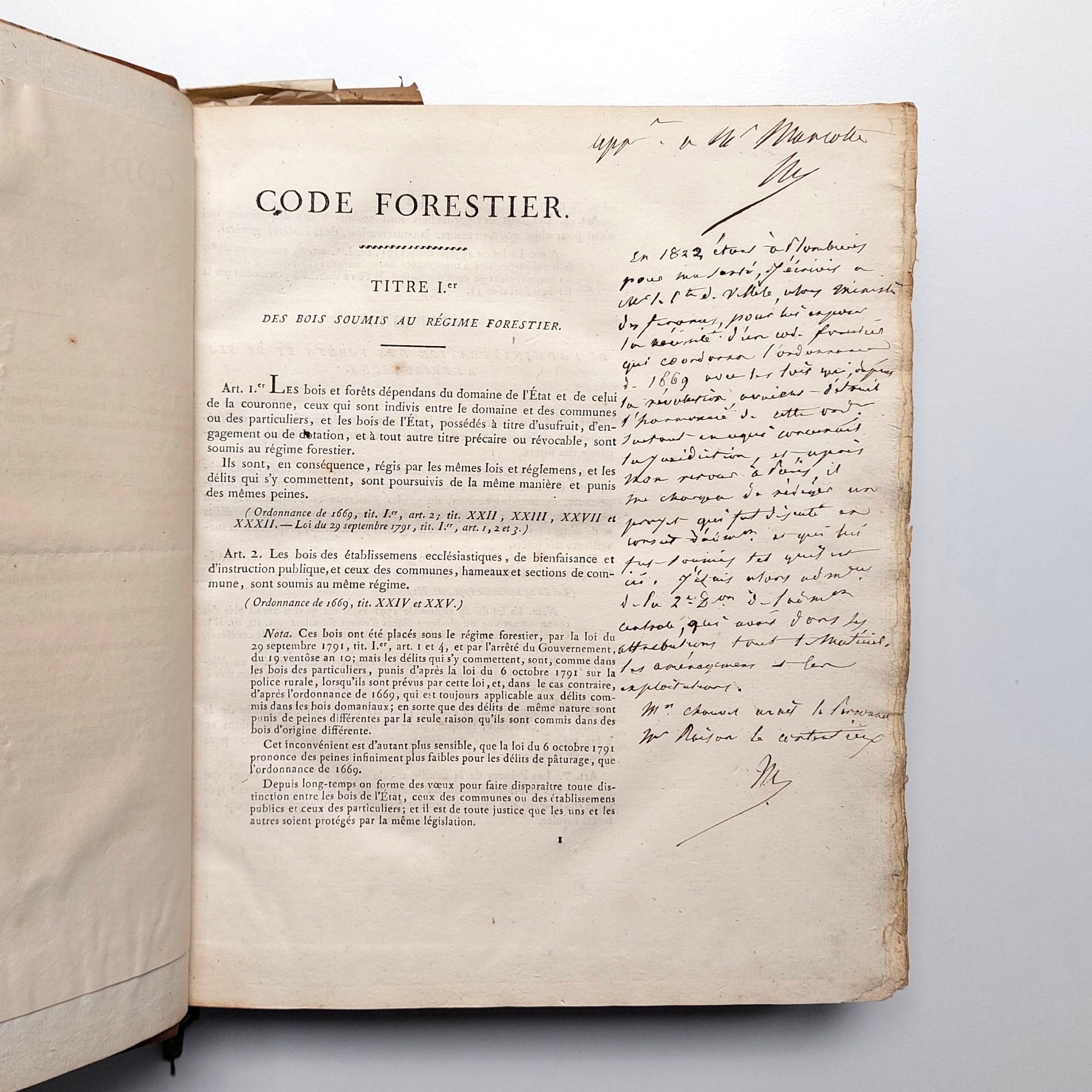 Recueil de projets pour un code forestier. – Image 3