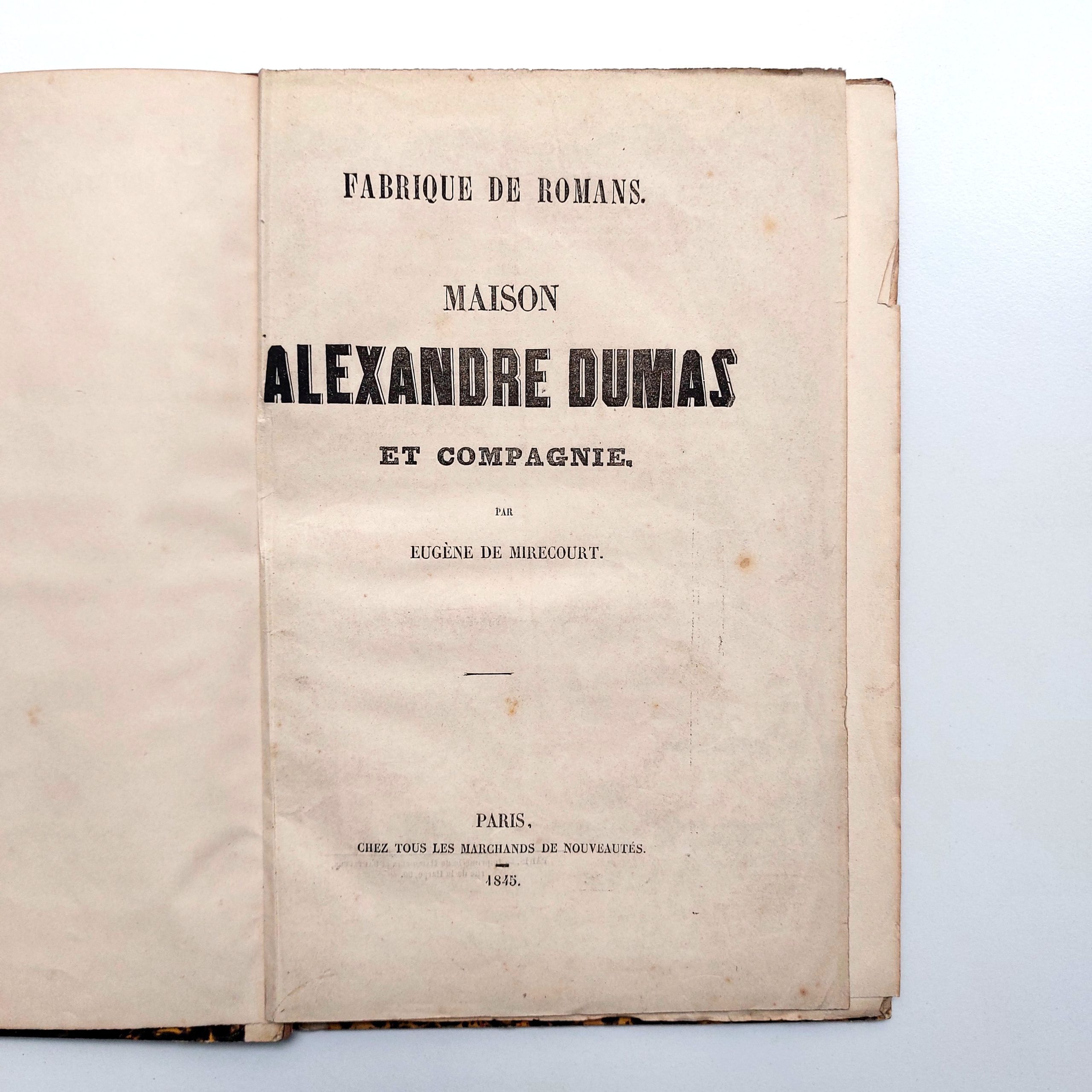 Fabrique de Romans. Maison Alexandre Dumas et Compagnie.