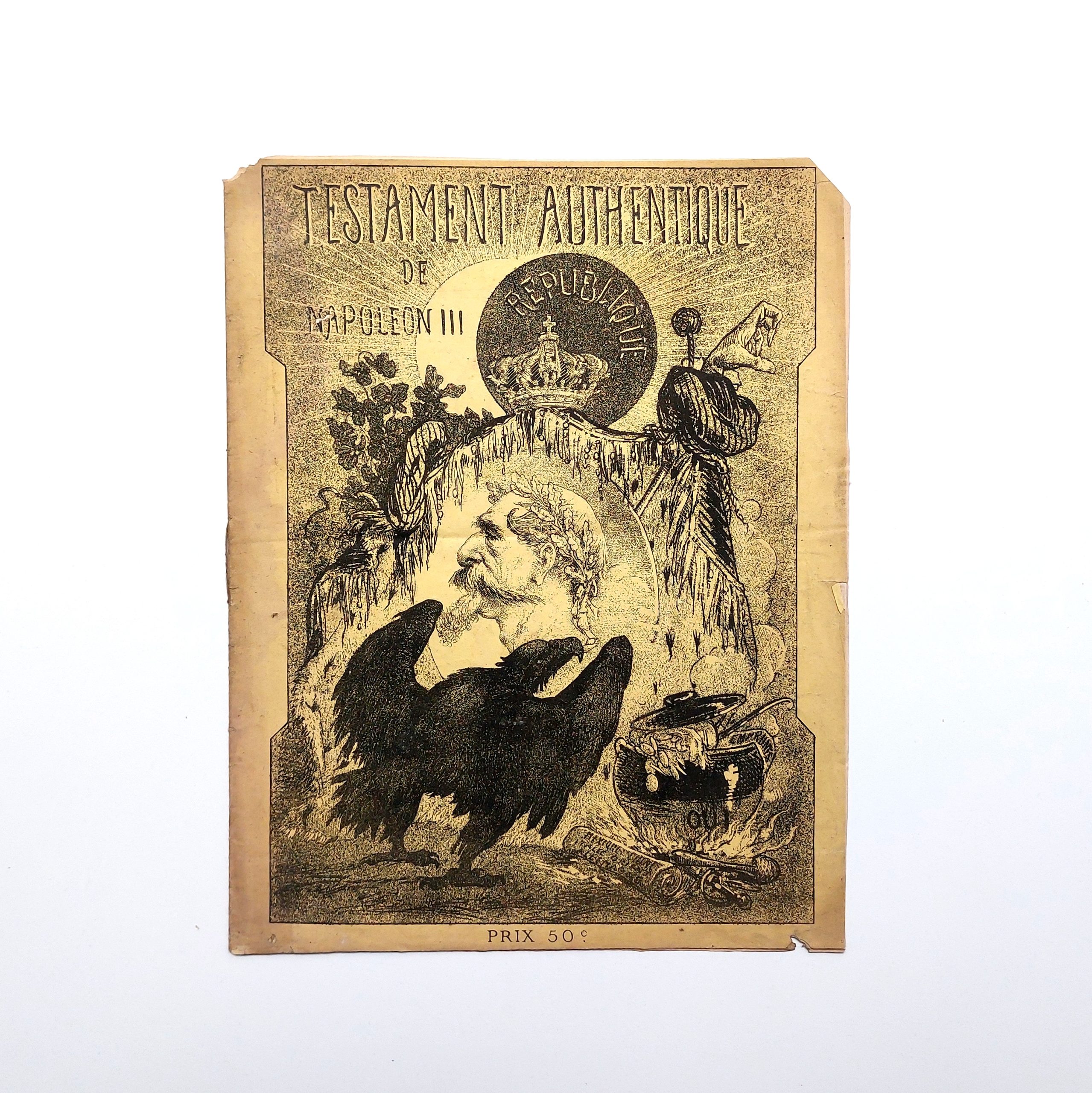 Collection de deux testaments satiriques de Napoléon III illustrés. – Image 5